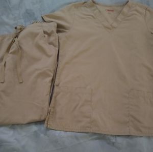 Red Panda Set Scrub for Woman Size S